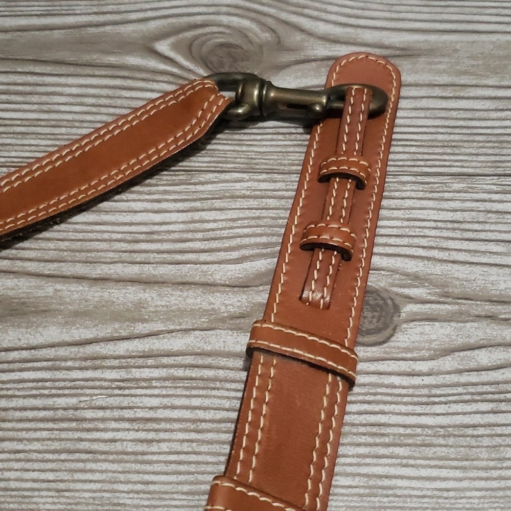 Brown woman adjustable hook belt - Picture 3 of 3